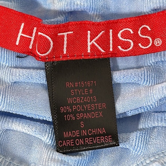 HOT KISS “Cheeky” booty enhancer Stretchy Ruched Butt Biker Shorts New Small - Picture 3 of 3